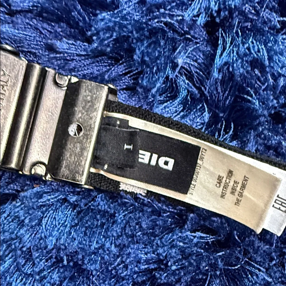 Diesel Monochrome Logo Belt